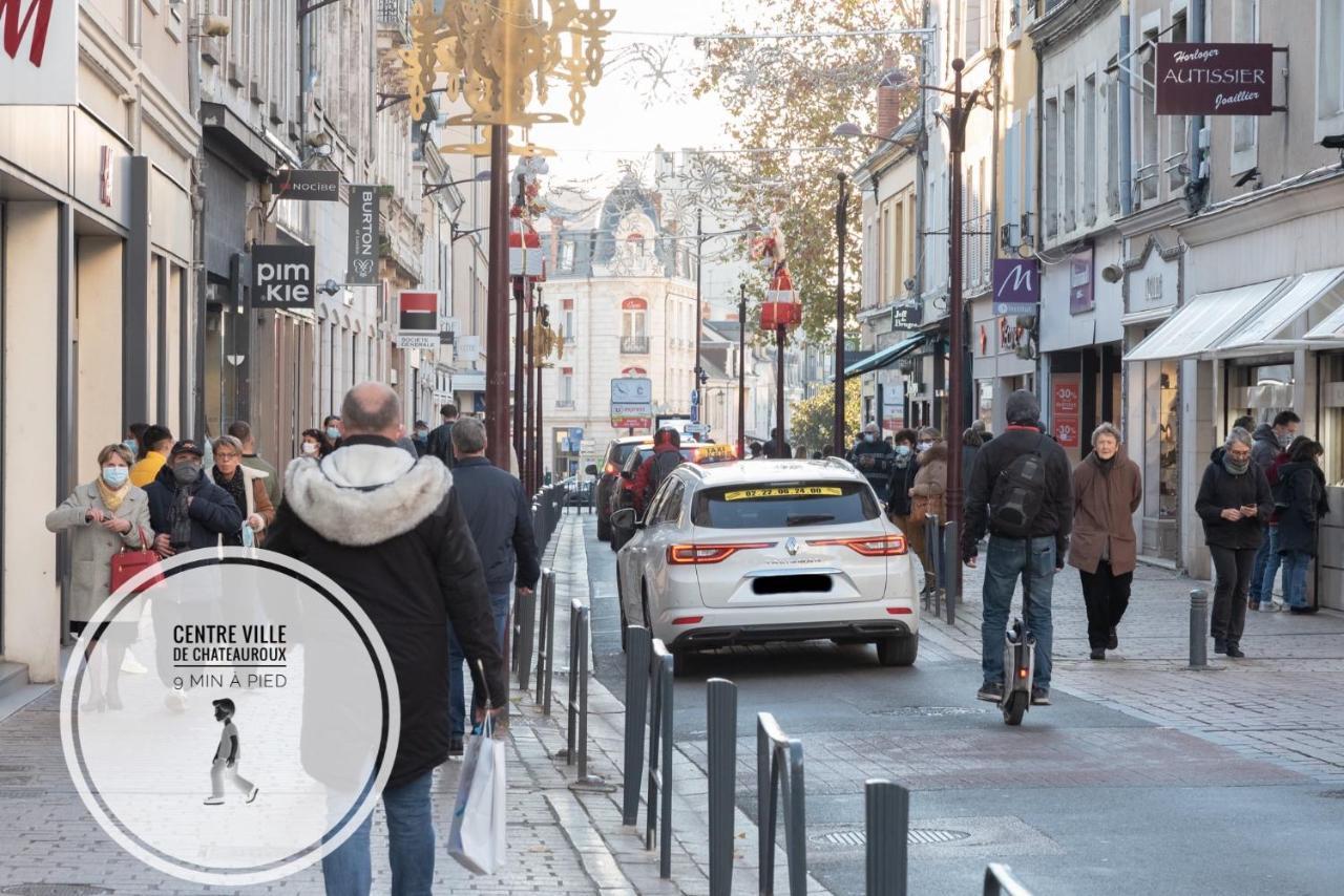 Le Vintage- Gare/Centre, Tout Equipe, Refait A Neuf, Climatisation Chateauroux Exterior photo